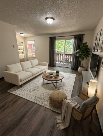 2 Bedroom - Living Room - Oak View Village