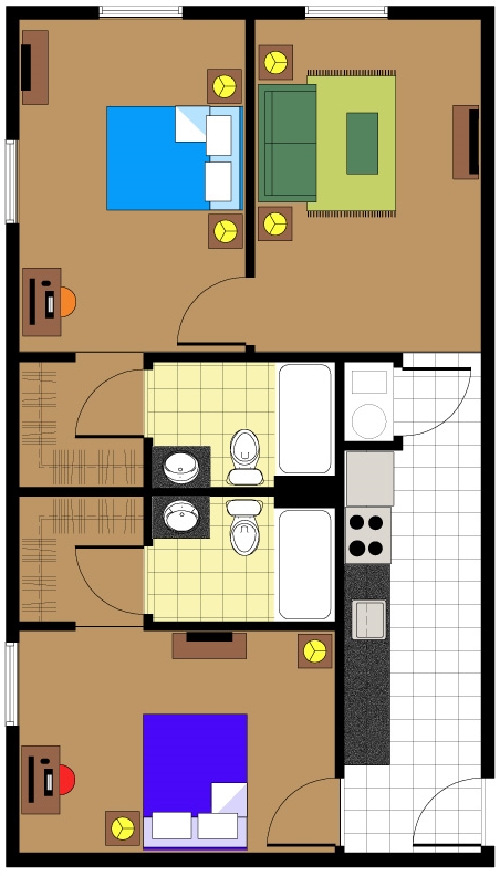 2BR/2BA - Pine Court Apartments III