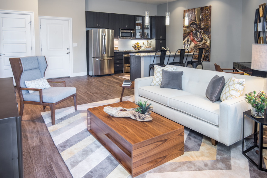 Contemporary, spacious, open floor plans with high ceilings - Hartley Flats