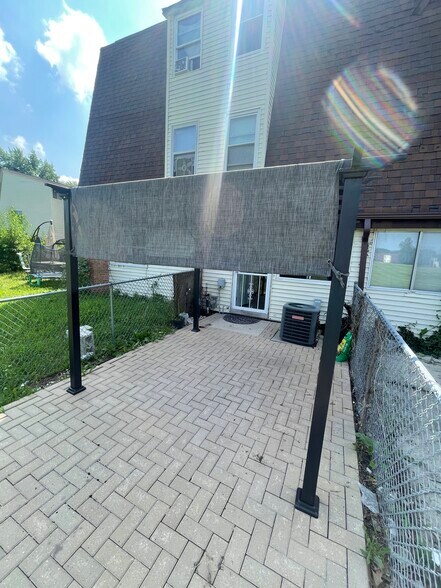 Fenced patio - 8950 N 95th St