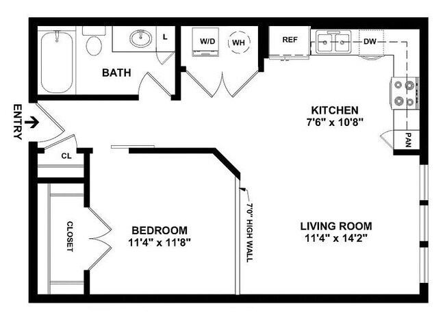 Floorplan - Centric LoHi by Windsor