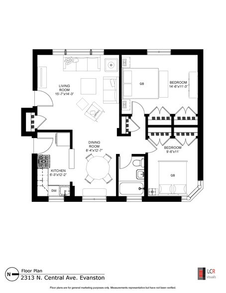 Floor Plan - 2311 Central St
