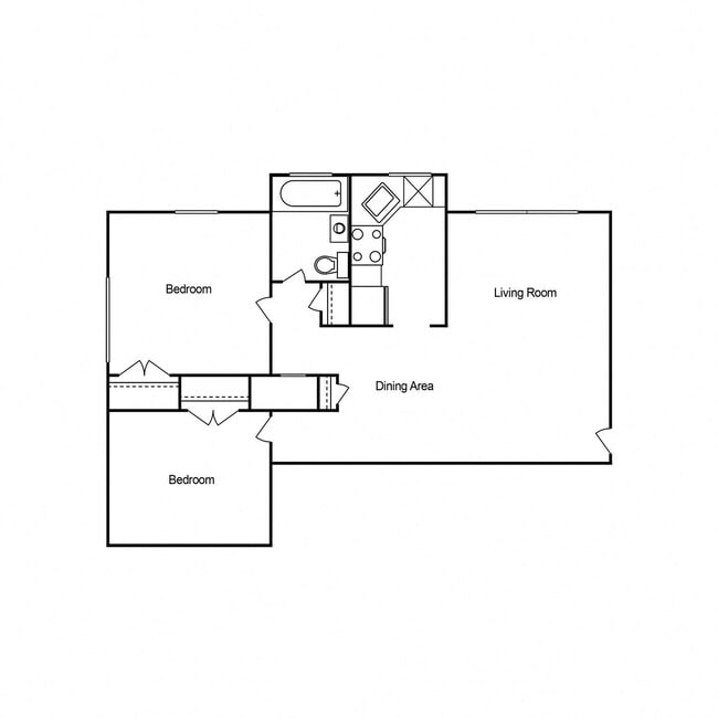 Floorplan - River Hill Apartments