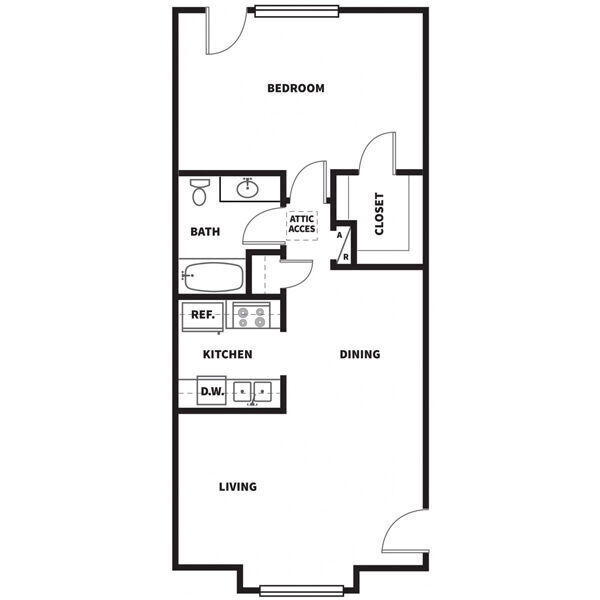 Floorplan - Stones Throw Apartments