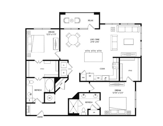 Floorplan - Tessa at Katy