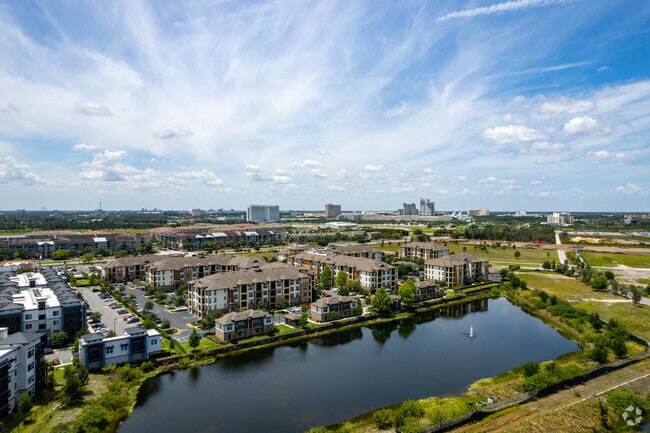 Aerial - The Courtney at Universal Boulevard