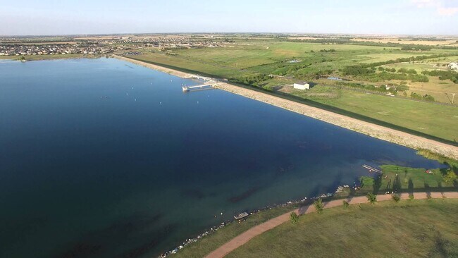 Drone view of the Lake - 18412 Anicio Gallo Dr