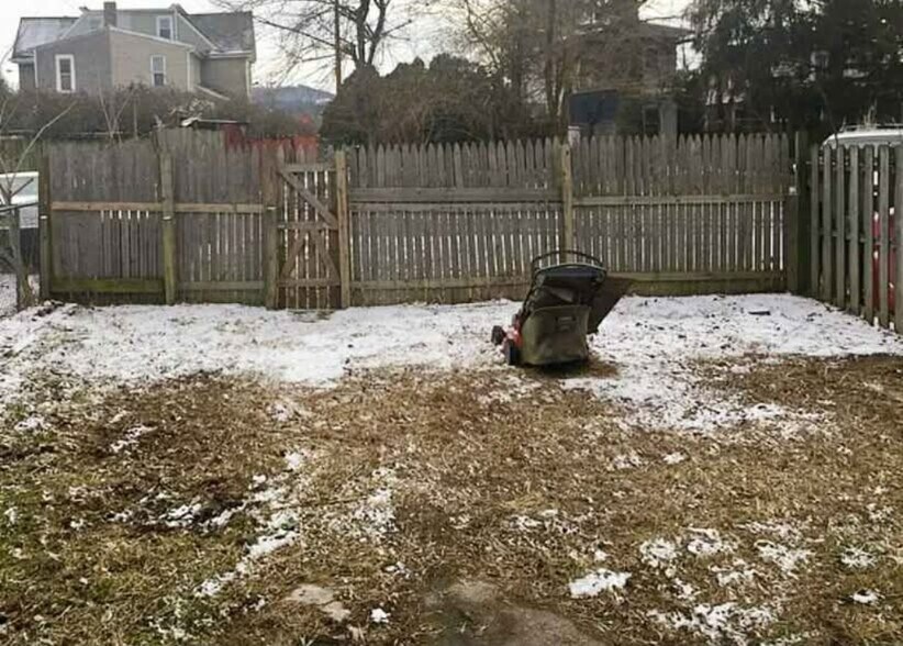Fenced in Backyard-2 off street parking spaces behind fence - 13 Umberto Ave