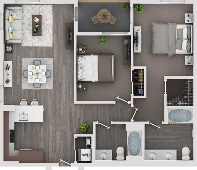 Floorplan - Fusion Encore Hollywood
