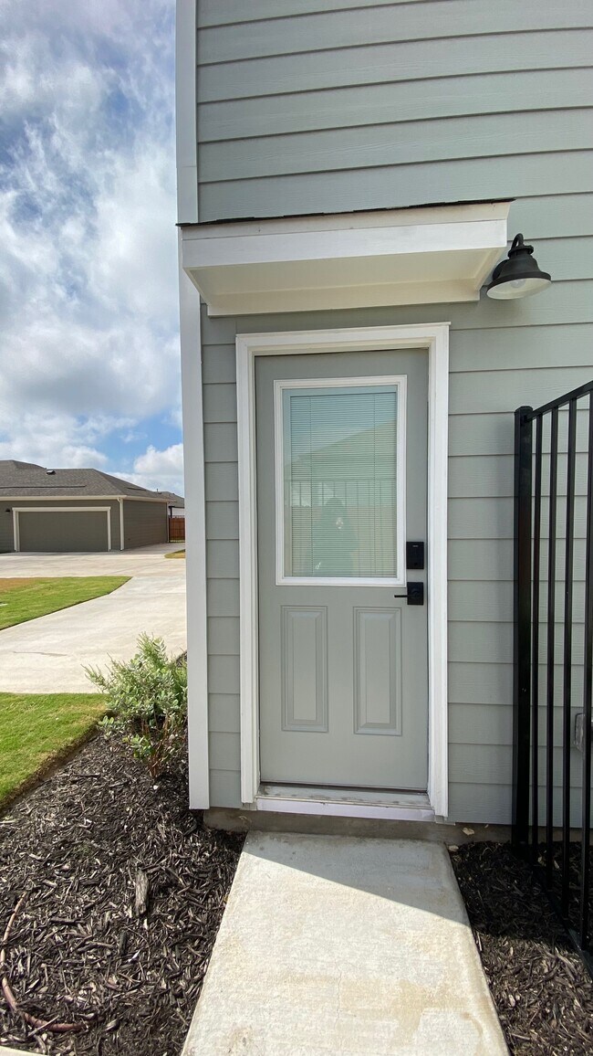 Entryway door with keypad - 8004 Corrigan Pass