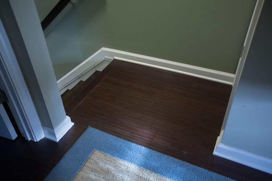 Upstairs landing to bedrooms and full bath - 3000 Golden Rd