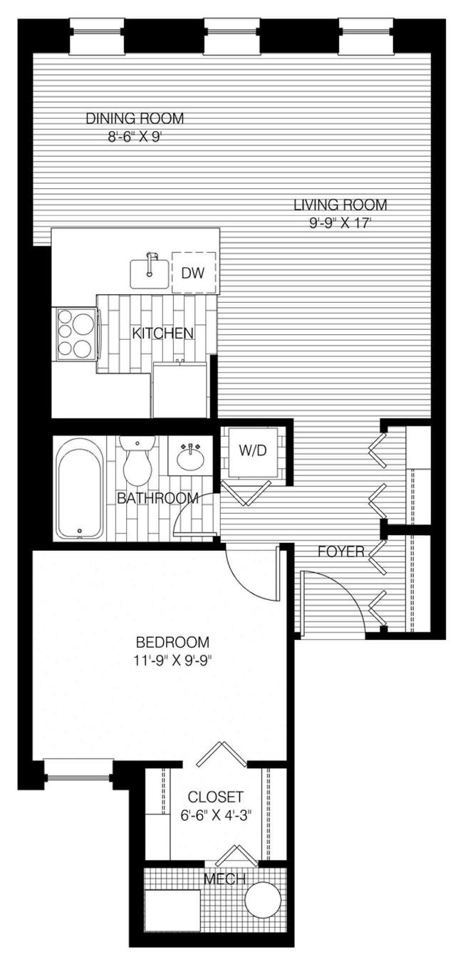 Floorplan - Trinity Row