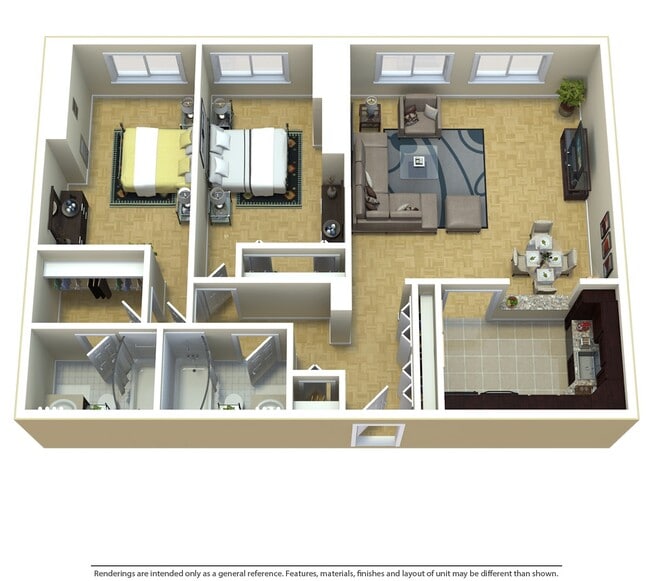 Floorplan - Triangle Towers