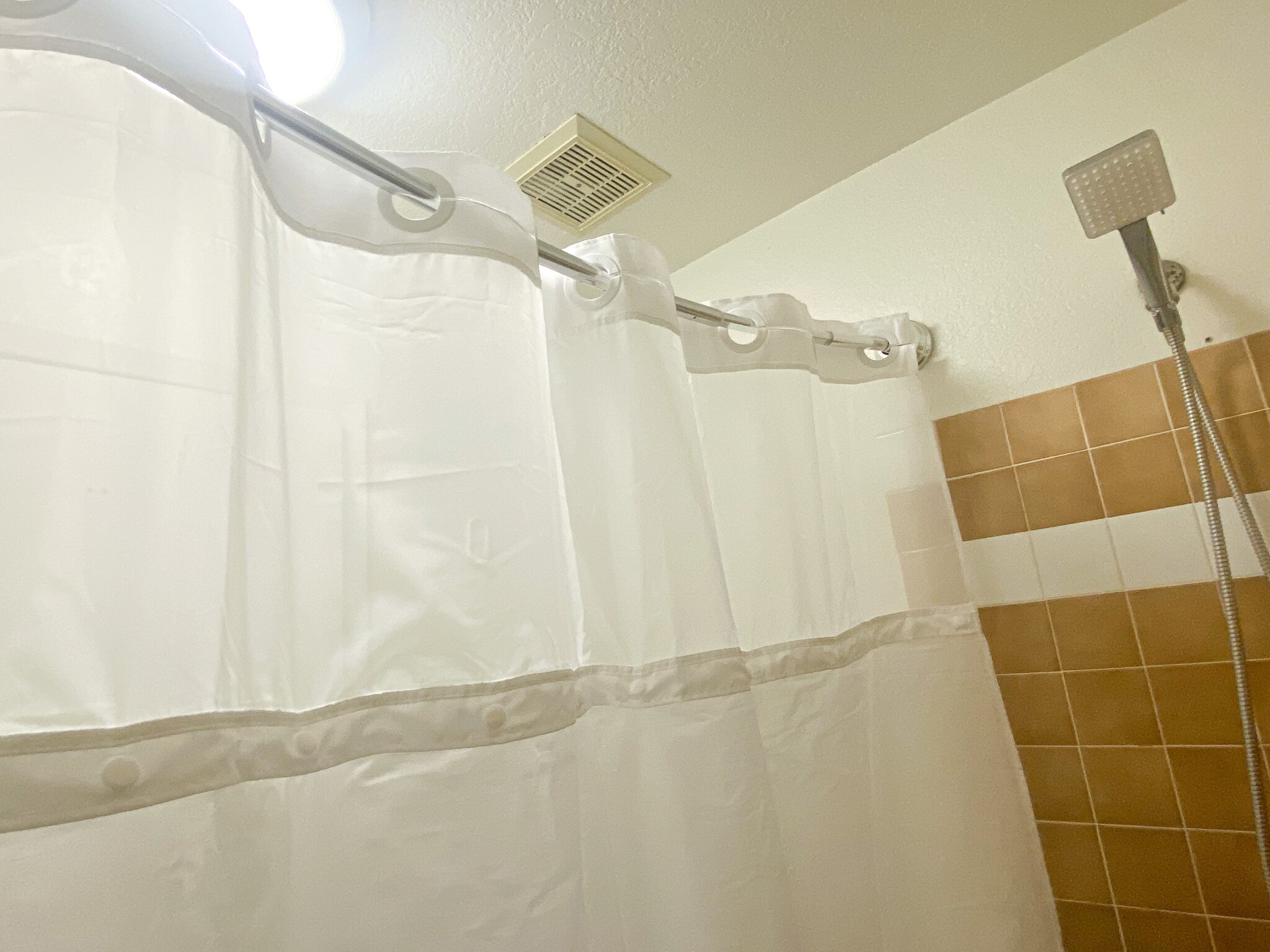 Hotel grade shower curtain - 1215 E Lemon St