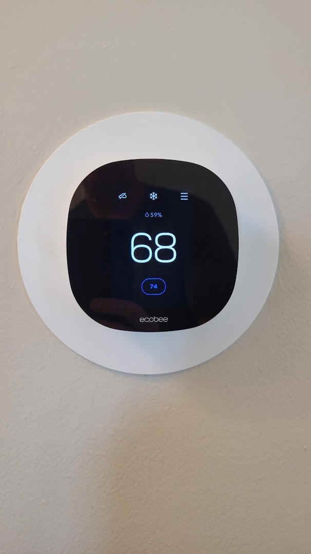 Ecobee smart thermostat allows you to adjust the temperature from your cell phone. A new ac. - 6305 49th Ave