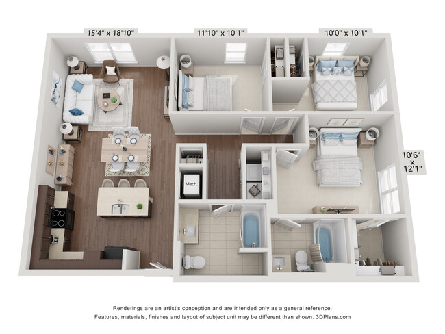 Floorplan - K Avenue Lofts