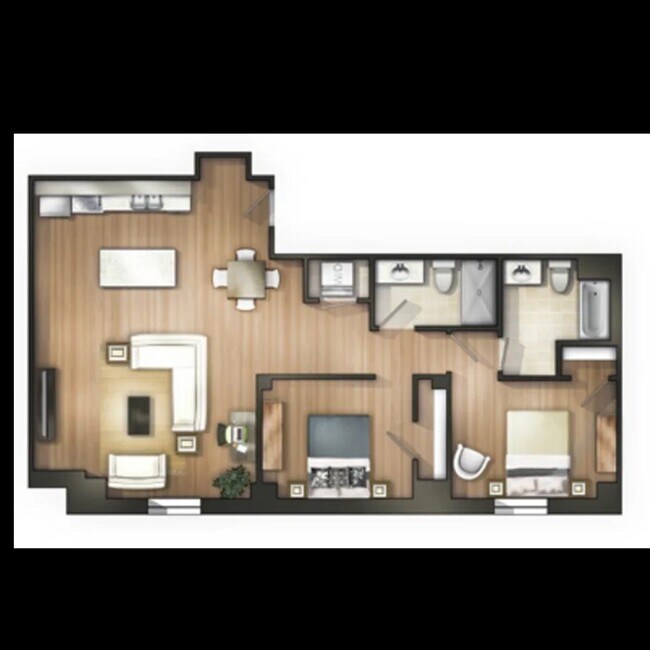 Floorplan - The Land Bank Loft Apartments