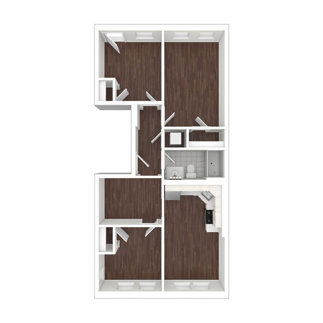 Floorplan - Clearway Apartments