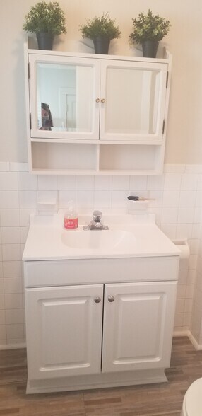 Tiled bath w/ vanity - 7 Shawmut Ter