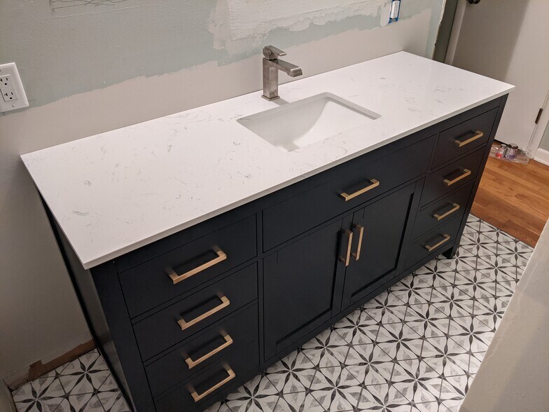 Upstairs bath vanity - 224 Colonial Ave