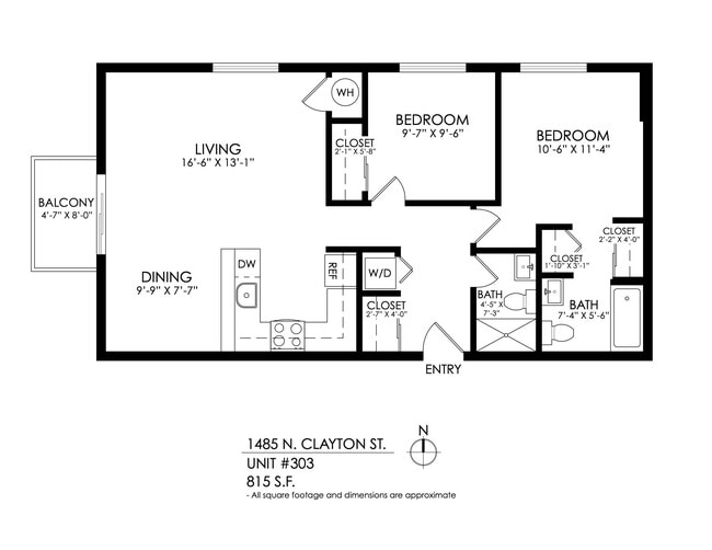 Floorplan - 1485 Clayton