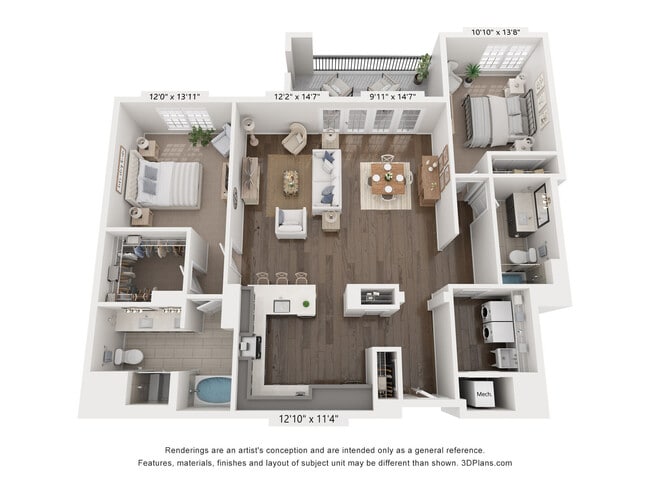 Floorplan - The Residences at Amberley Woods
