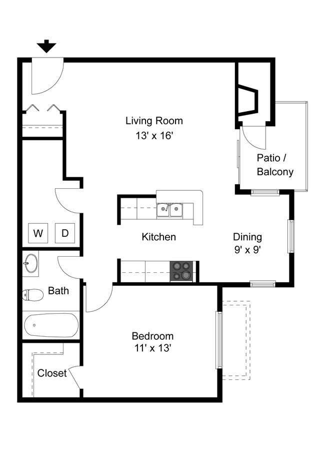 Floorplan - Runaway Bay Apartment Homes