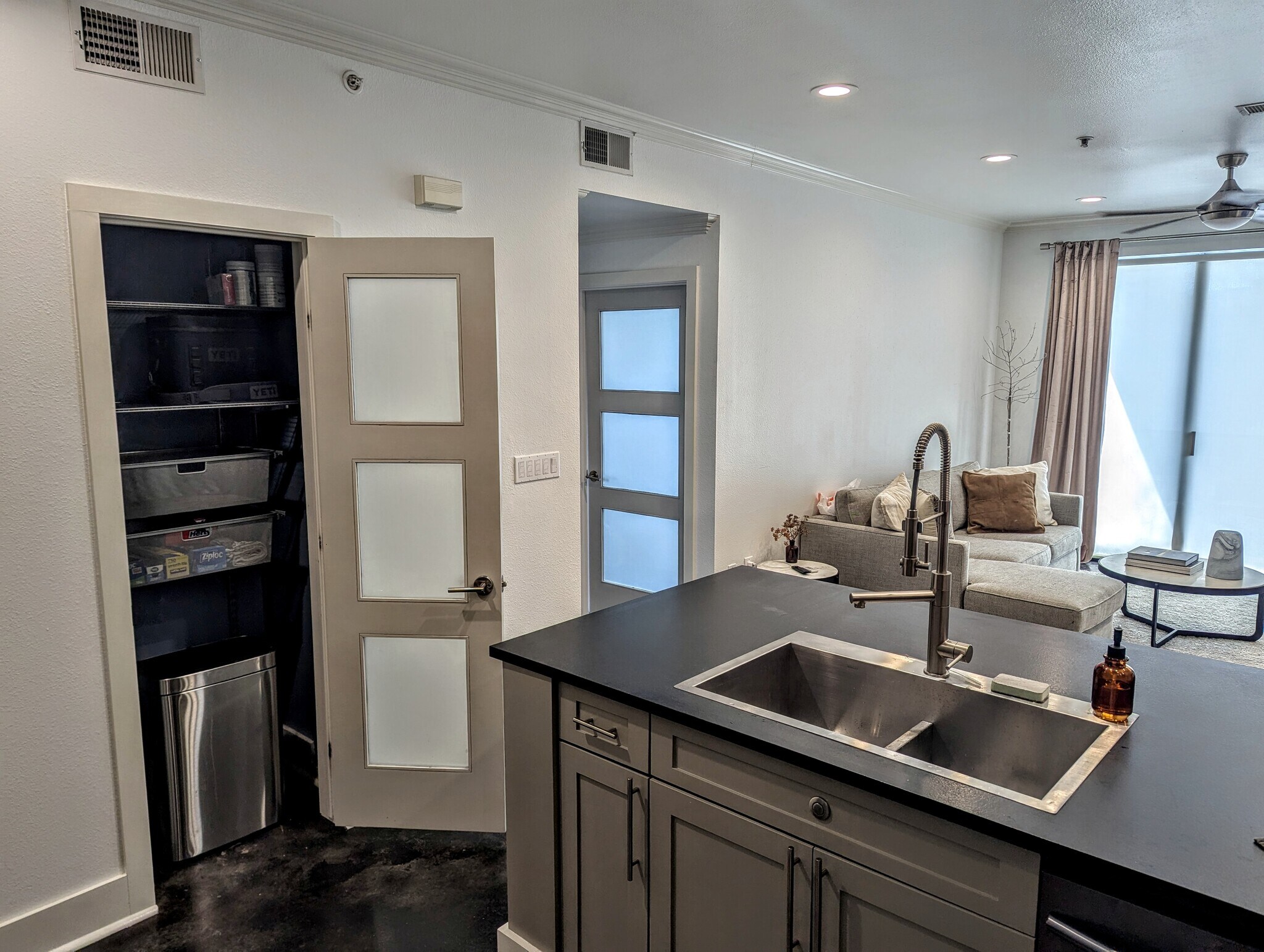 Pantry or additional storage right off the kitchen - 4414 Cedar Springs Rd