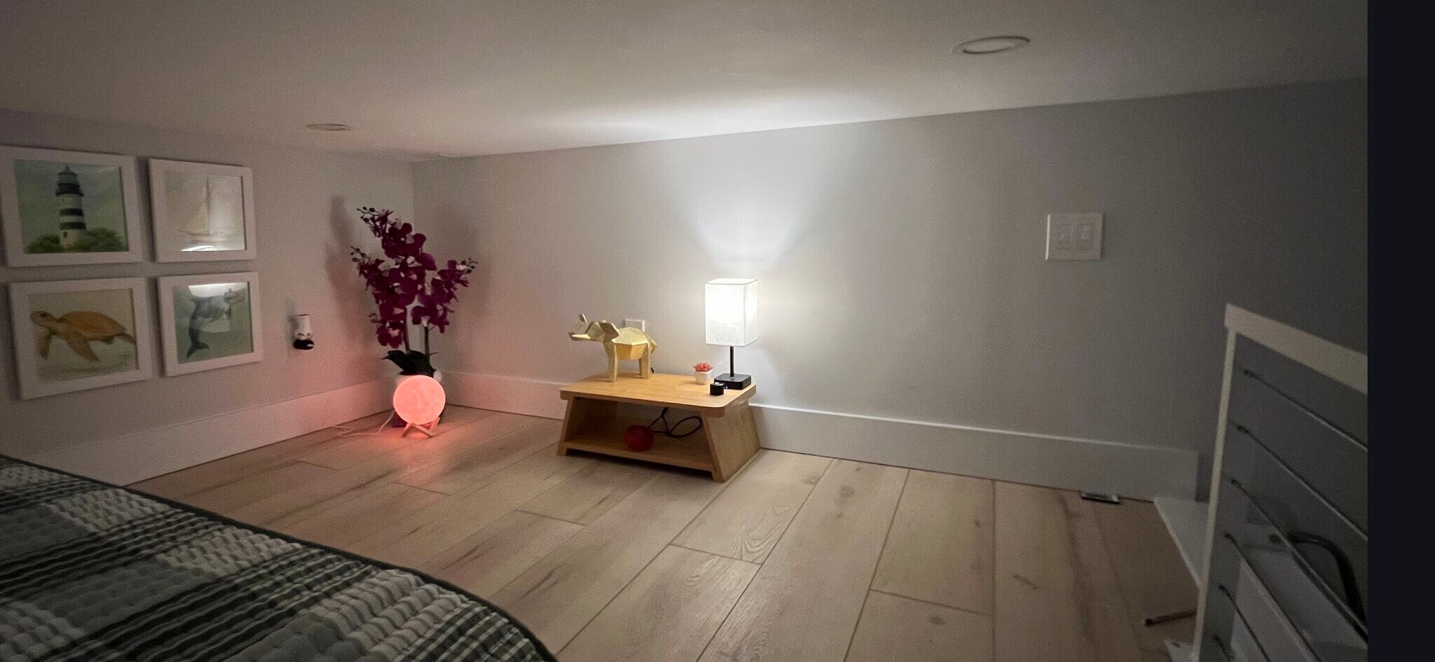 Other view of loft from queen bed - 1220 Newton St