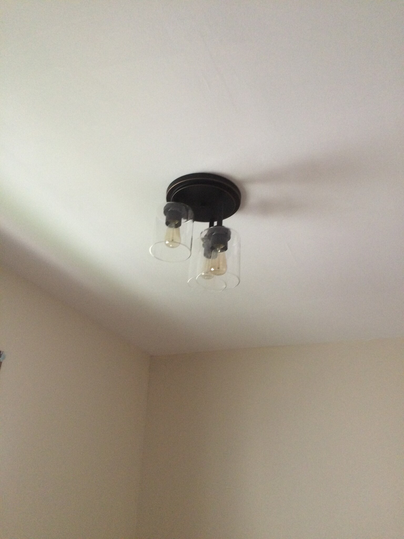 New Lighting - Edison bulbs for a dramatic look - 2205 South Allis Street