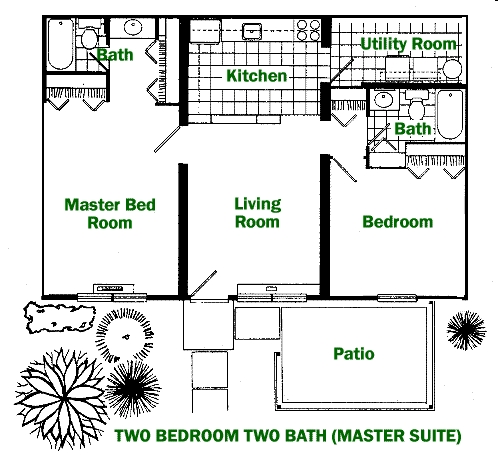 2BR/2BA - Franklin Apartments
