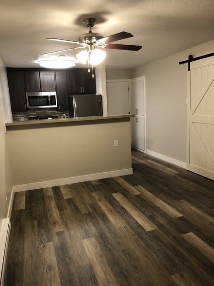 remodeled unit/kitchen - Apricot Pit Apartments
