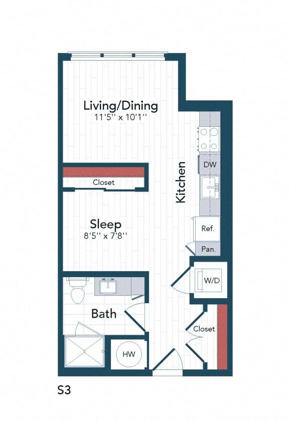 Floorplan - Harwood Flats