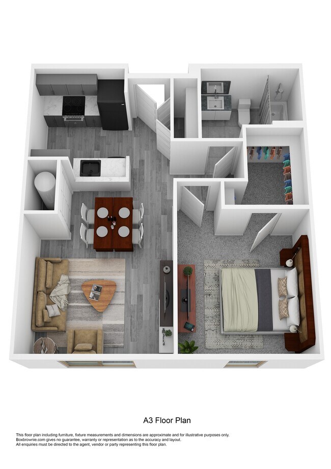 Floorplan - The Village at Slippery Hill Senior Apartments- 62+