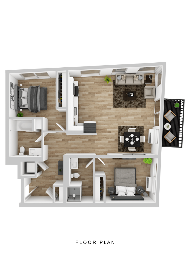 Floorplan - Hyas Point Apartments