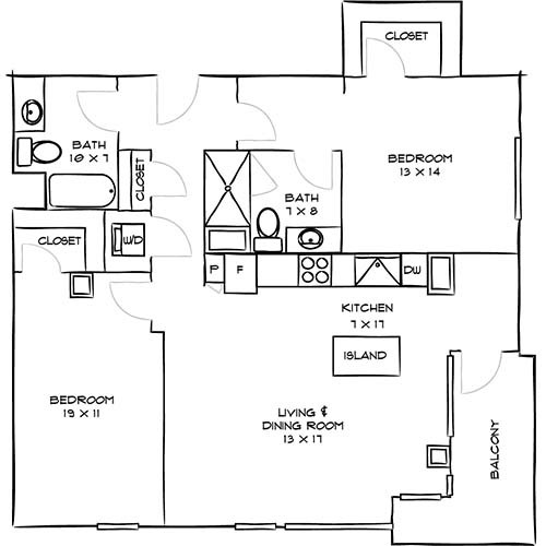 Floorplan - Indigo Apartments