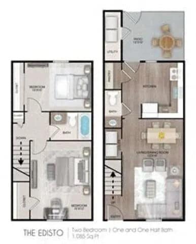 Floorplan - Palmetto Creek Townhomes