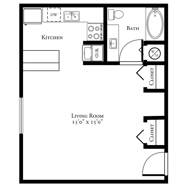 Floorplan - Reflections Apartments