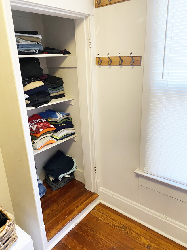 Storage closet in walk-in closet - 609 S Lazelle St