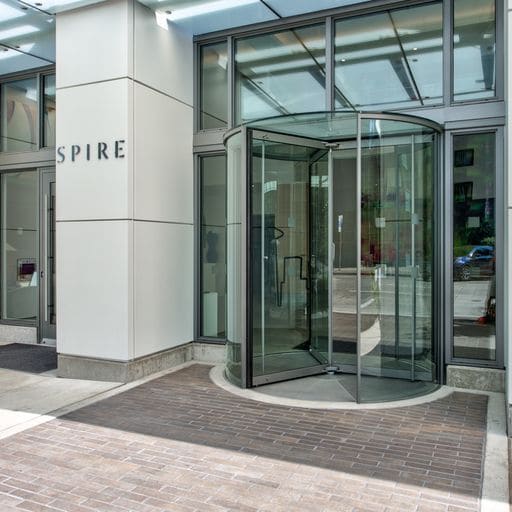 Revolving door at entrance - 2510 6th Ave