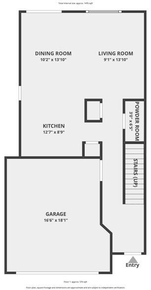 downstairs - 1295 Windsong Dr
