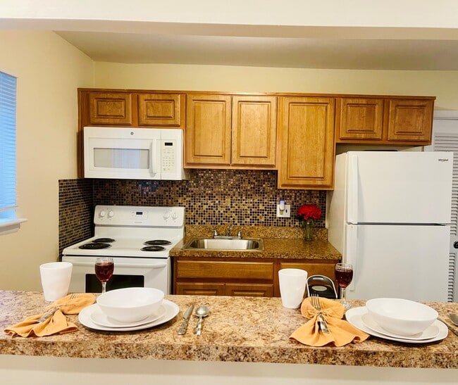 1 BR Kitchen - Haverford Apartments