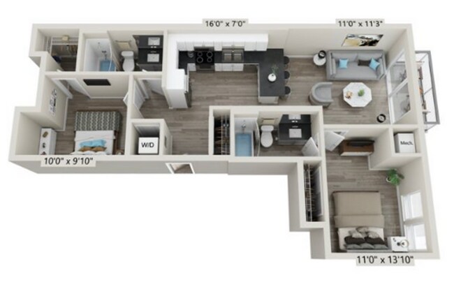 Floorplan - METRIC Apartments