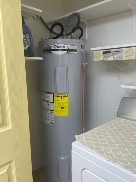 Recently installed water heater - 240 W Kyle Dr