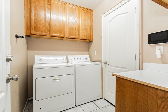Laundry room. Access to the garage from here. - 8600 Mirada del Sol Dr