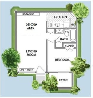 1BR/1BA - Heatherwood