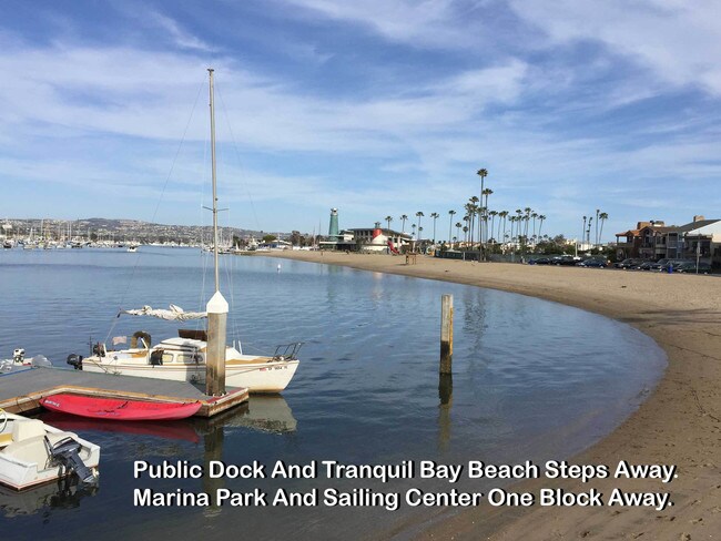 1 block to public dock. - 1826 W Balboa Blvd