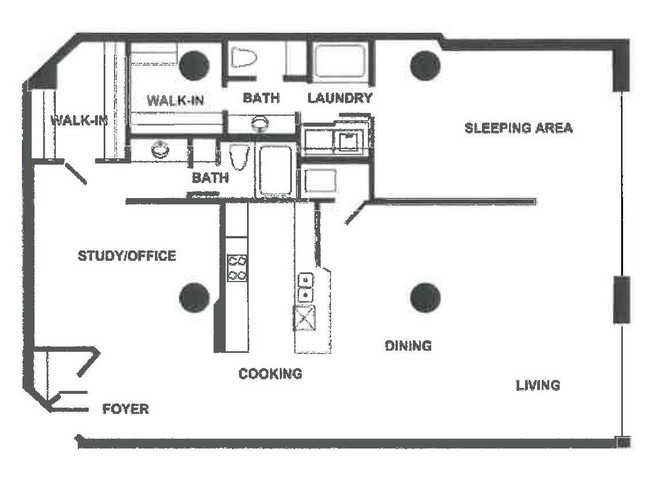 Floorplan - South Side On Lamar