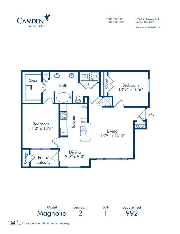 Floorplan - Camden Amber Oaks