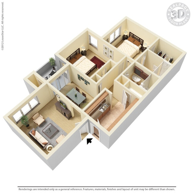 Floorplan - Windbury Apartments